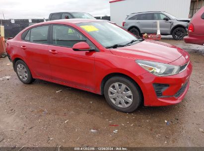 2022 KIA RIO S Red  Gasoline 3KPA24AD2NE432241 photo #1