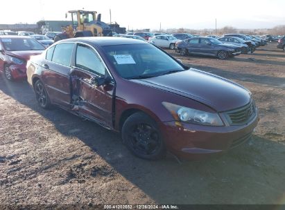 2008 HONDA ACCORD 2.4 EX-L Burgundy  Gasoline 1HGCP26898A079239 photo #1