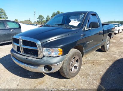 2003 DODGE RAM 1500 ST Black  Gasoline 1D7HA16K03J650059 photo #3