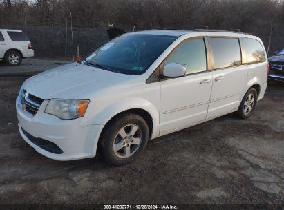 2012 DODGE GRAND CARAVAN SXT White  Flexible Fuel 2C4RDGCG6CR310838 photo #3