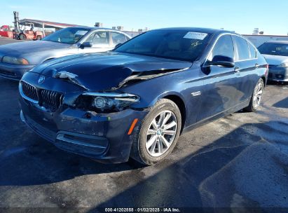 2014 BMW 528I Dark Blue  Gasoline WBA5A5C54ED511604 photo #3