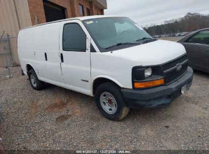 2006 CHEVROLET EXPRESS WORK VAN White  Gasoline 1GCGG25V761229417 photo #1