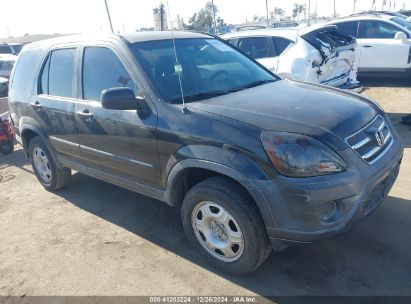 2006 HONDA CR-V LX Black  Gasoline JHLRD68526C005127 photo #1