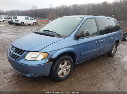 2007 DODGE GRAND CARAVAN SXT Light Blue  Gasoline 2D4GP44LX7R344878 photo #3