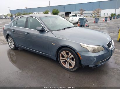 2009 BMW 528I Blue  Gasoline WBANU53529C117411 photo #1