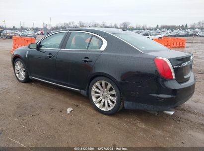 2012 LINCOLN MKS Black  Gasoline 1LNHL9ER0CG800472 photo #4