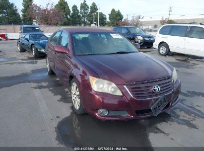 2008 TOYOTA AVALON TOURING Red  Gasoline 4T1BK36BX8U283939 photo #1