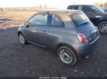 2013 FIAT 500 POP Gray  Gasoline 3C3CFFAR2DT747351 photo #4