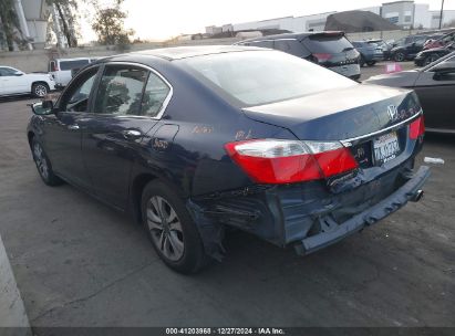 2015 HONDA ACCORD LX Blue  Gasoline 1HGCR2F30FA113192 photo #4