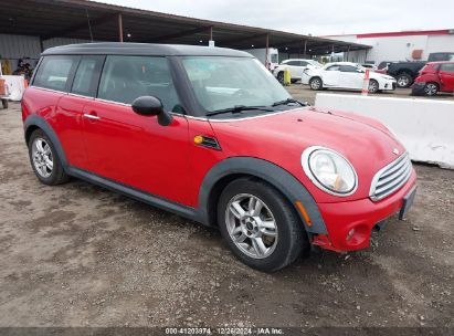 2012 MINI COOPER CLUBMAN Red  Gasoline WMWZF3C52CT189510 photo #1