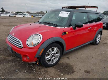 2012 MINI COOPER CLUBMAN Red  Gasoline WMWZF3C52CT189510 photo #3