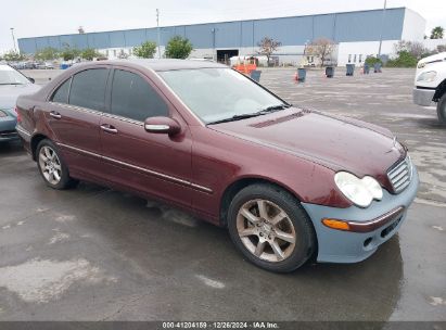 2007 MERCEDES-BENZ C 280 LUXURY Burgundy  Gasoline WDBRF54H07A935928 photo #1