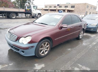 2007 MERCEDES-BENZ C 280 LUXURY Burgundy  Gasoline WDBRF54H07A935928 photo #3