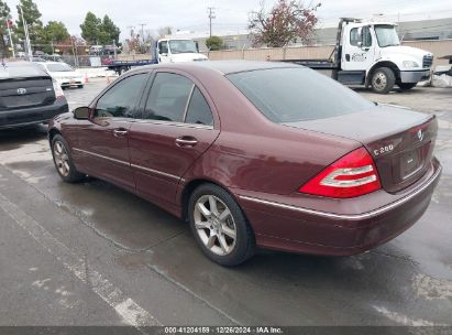 2007 MERCEDES-BENZ C 280 LUXURY Burgundy  Gasoline WDBRF54H07A935928 photo #4