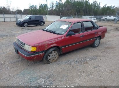 1989 FORD TEMPO SPORT Burgundy  Gasoline 1FAPP38S7KK236434 photo #3