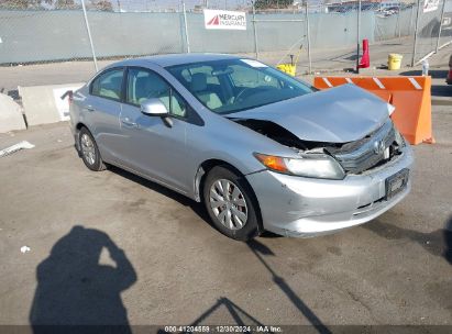 2012 HONDA CIVIC SDN LX Silver  Gasoline 19XFB2F58CE379957 photo #1