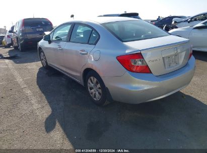 2012 HONDA CIVIC SDN LX Silver  Gasoline 19XFB2F58CE379957 photo #4