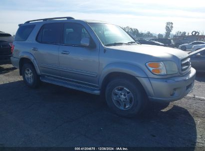 2002 TOYOTA SEQUOIA LIMITED V8 Silver  Gasoline 5TDZT38A62S125923 photo #1