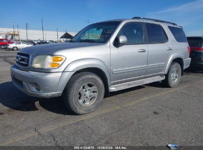 2002 TOYOTA SEQUOIA LIMITED V8 Silver  Gasoline 5TDZT38A62S125923 photo #3