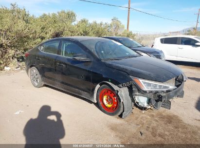 2020 HYUNDAI ELANTRA LIMITED Black  Gasoline KMHD84LF2LU925437 photo #1