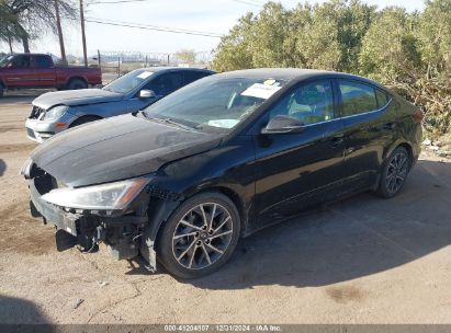 2020 HYUNDAI ELANTRA LIMITED Black  Gasoline KMHD84LF2LU925437 photo #3