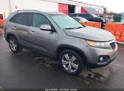 2013 KIA SORENTO EX Gray  Gasoline 5XYKUDA64DG320588 photo #1