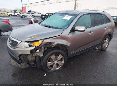 2013 KIA SORENTO EX Gray  Gasoline 5XYKUDA64DG320588 photo #3