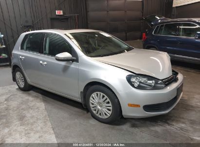 2012 VOLKSWAGEN GOLF 2.5L 4-DOOR Silver  Gasoline WVWDB7AJ4CW021088 photo #1