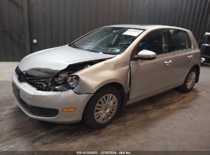 2012 VOLKSWAGEN GOLF 2.5L 4-DOOR Silver  Gasoline WVWDB7AJ4CW021088 photo #3