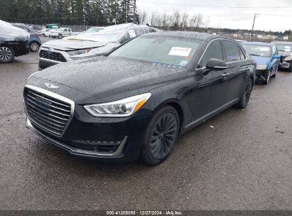 2017 GENESIS G90 Black  Gasoline KMHG34JA6HU026817 photo #3