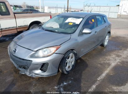 2013 MAZDA MAZDA3 I TOURING Silver  Gasoline JM1BL1L77D1777600 photo #3