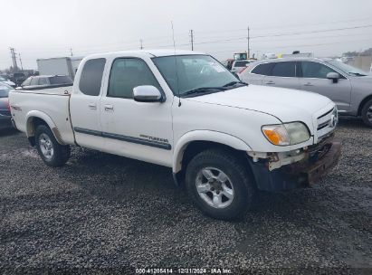 2005 TOYOTA TUNDRA SR5 V8 White  Gasoline 5TBBT44165S465146 photo #1