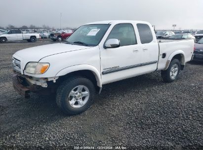 2005 TOYOTA TUNDRA SR5 V8 White  Gasoline 5TBBT44165S465146 photo #3