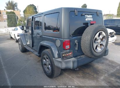 2018 JEEP WRANGLER JK UNLIMITED SAHARA 4X4 Gray  Flexible Fuel 1C4BJWEG4JL909468 photo #4