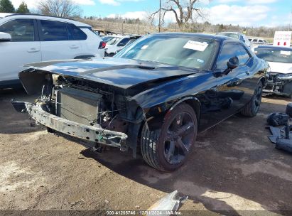 2013 DODGE CHALLENGER SXT PLUS Black  Flexible Fuel 2C3CDYAG7DH540320 photo #3