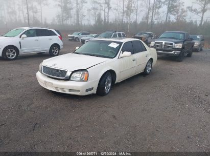 2001 CADILLAC DEVILLE DTS Cream  Gasoline 1G6KF57961U266841 photo #3