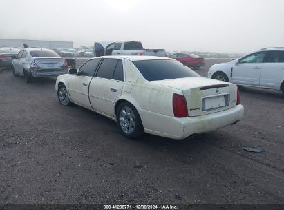 2001 CADILLAC DEVILLE DTS Cream  Gasoline 1G6KF57961U266841 photo #4