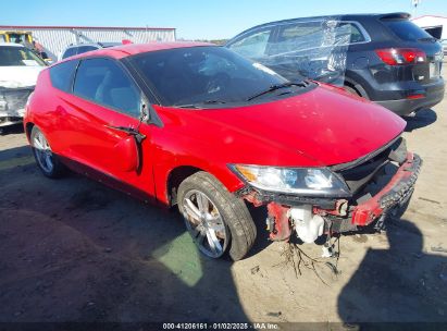 2011 HONDA CR-Z EX Red  Hybrid JHMZF1C61BS005192 photo #1