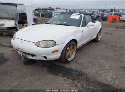 1999 MAZDA MX-5 MIATA LEATHER PKG/POPULAR EQUIPMENT PKG/SPORTS PKG/TOURING PKG White  Gasoline JM1NB3535X0138146 photo #3