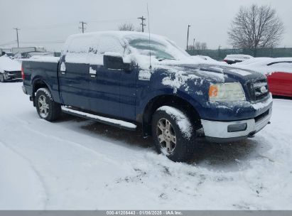 2005 FORD F-150 FX4/LARIAT/XLT Blue  Gasoline 1FTPW14535KF09228 photo #1