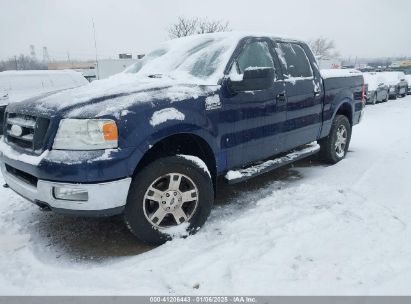 2005 FORD F-150 FX4/LARIAT/XLT Blue  Gasoline 1FTPW14535KF09228 photo #3