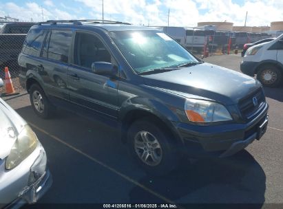 2003 HONDA PILOT EX-L Black  Gasoline 2HKYF18553H571918 photo #1