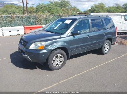 2003 HONDA PILOT EX-L Black  Gasoline 2HKYF18553H571918 photo #3