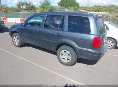 2003 HONDA PILOT EX-L Black  Gasoline 2HKYF18553H571918 photo #4