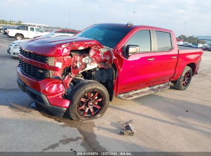 2022 CHEVROLET SILVERADO 1500 LTD 2WD  SHORT BED CUSTOM Red  Gasoline 3GCPWBEK8NG113488 photo #3