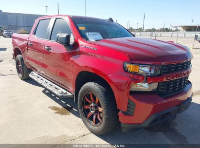 2022 CHEVROLET SILVERADO 1500 LTD 2WD  SHORT BED CUSTOM Red  Gasoline 3GCPWBEK8NG113488 photo #1