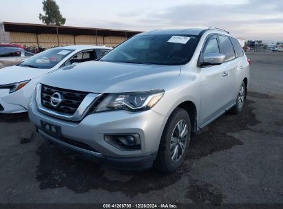 2017 NISSAN PATHFINDER SV Silver  Gasoline 5N1DR2MN6HC621340 photo #3