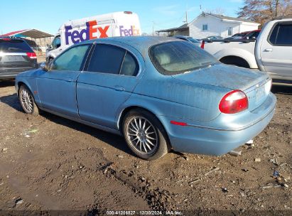 2007 JAGUAR S-TYPE 3.0 V6 Light Blue  Gasoline SAJWA01A97FN78850 photo #4