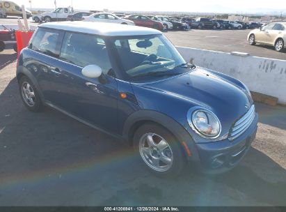 2011 MINI COOPER Blue  Gasoline WMWSU3C54BT251365 photo #1