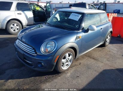 2011 MINI COOPER Blue  Gasoline WMWSU3C54BT251365 photo #3